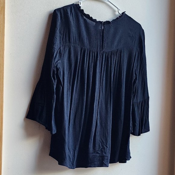Old Navy Black Peasant Jersey Size Medium - Picture 9 of 13